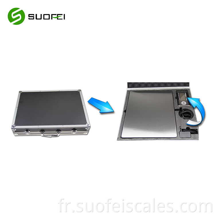 SF889 440LBS LCD PLATEFORME POSTALIQUE DIGIQUE BANC DE PLANCHE 200KG Échelle de pesée